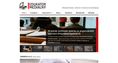 Desktop Screenshot of edukatormedialny.pl